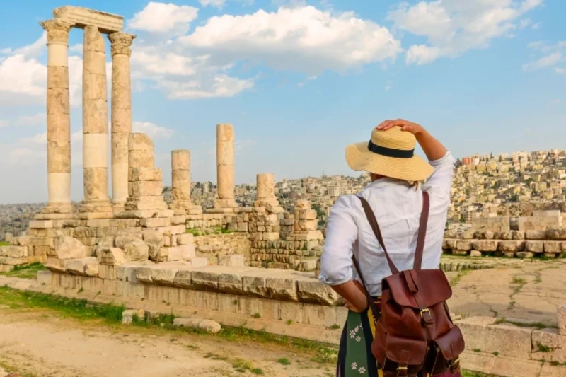 Veduta panoramica di Amman, tappa iniziale del tour Giordania 7 giorni con guida italiana