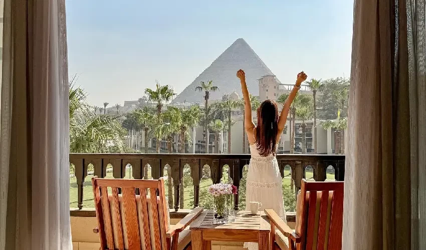 Hotel con vista mozzafiato sulle Piramidi di Giza