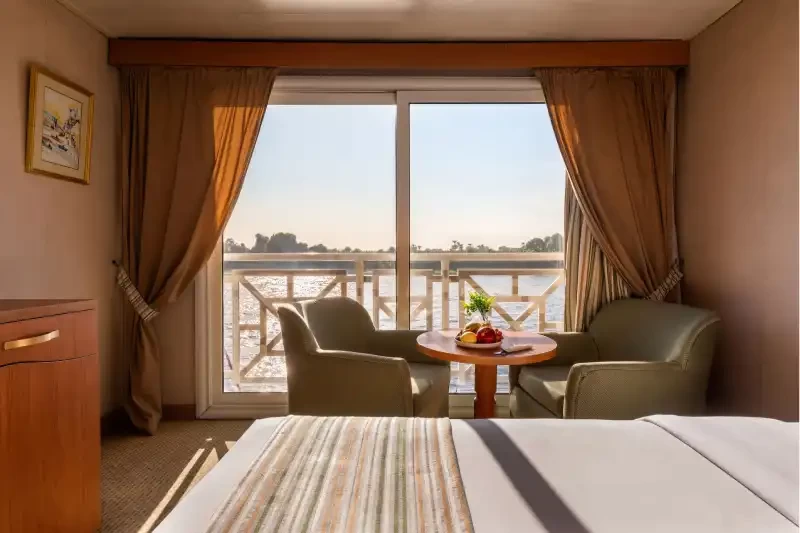 Cabina elegante della Crociera sul Nilo All Inclusive a bordo della Nile Crown